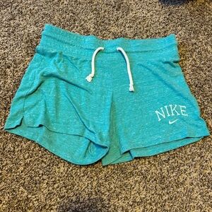 Nike Women's Aqua Athletic Shorts